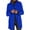 Blue1, variant on Delayuji Wool Coats for Women Womens Tweed Blazer Long Coats for Women Winter Stand Collar Single Breasted Wool Coats Wool Blend Peacoat Thicken Jacket BU2 L