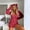 Red, variant on Turilly Women Long Sleeve Hooded Jumpsuit Pajamas Casual Winter Warm Rompe Sleepwear