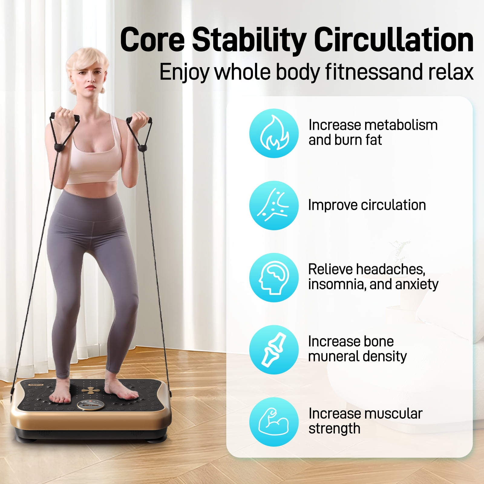 Vibration Plate Fitness Machine
