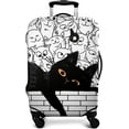 thumbnail image 1 of Luggage Cover Approved Travel Suitcase Protector Cats Elastic Washable Cat Themed Baggage Covers for 25-28 inch Luggage (L), 1 of 6