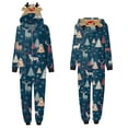 thumbnail image 6 of IROINNID Family Christmas Jumpsuit Pajamas Winter Warm Christmas Printed One-Pieces Home Wear Hooded Sleepwear Mom Jumpsuit, 6 of 6