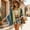 Blue, variant on Zigzag Strip Crochet Open Front Tassel Poncho Shawl Women Sleeveless Plain Multi Color Casual Vacation Outerwear Rose Gold One Size