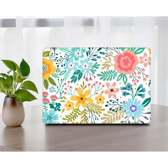 KSK KAISHEK Hard Case Shell Cover for MacBook Air 13.6 Inch m2 2022.0 A2681 m2 + Black Keyboard Cover, Flowers 152_1