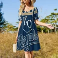 thumbnail image 4 of Vestido de manga corta Kc Royals, elegante vestido largo de verano para mujer, vestidos de mujer, vestido de noche de lujo para mujer, 4 of 7