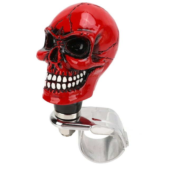Volante giratorio, forma de calavera, volante, perilla de control del volante, giro de la rueda, perilla suicida, ingeniería de precisión
