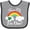 Heather and Black, variant on Inktastic 1st Birthday Kiss Me Im One Boys or Girls Baby Bib