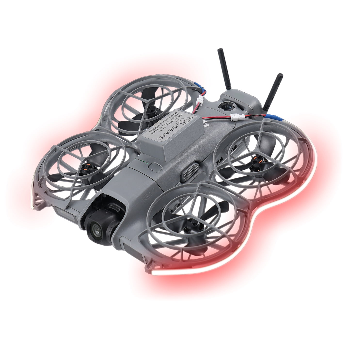 LED Light Strip for DJI Neo 2 Drone，Waterproof Adjustable Brightness Lamp Belt, Night Flight Light-Emitting Anti-Collision Warning Light Strip for Drone Accessory