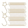 thumbnail image 1 of 100x Ganchos para árboles de Navidad Macarena Forma de Estrella Ganchos Resistentes para Bolas de Navidad Oro, 1 of 8