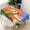White, variant on Rectangular Tablecloth 60x84 Inch – Waterproof Polyester Printed Table Cover, Wrinkle Resistant, Washable for Kitchen & Dining, Floral Flowers Print