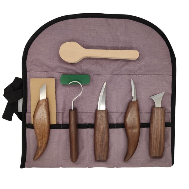 Kit de herramientas para tallar cuchara de madera, cuchillos para tallar cuchara, cuchillo con gancho, juego de cuchillos para tallar cuchara, Kit de gubias para tallar cuencos