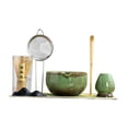 thumbnail image 3 of Batir de matcha set japonés tazón de matcha superficie lisa fácil de limpiar el kit de de té portátil moderno Batchear para mesa para mesa, 3 of 8