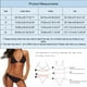 thumbnail image 2 of WILLBEST Trajes de Baño Para Mujer, Conjunto de Bikini Bandeau Con Push-Up, Traje de Baño Brasileño, Traje de Baño de Playa 4600, 2 of 5