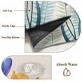 thumbnail image 5 of Spring X-ray Front Door Rugs 2x3 ft Floral Yellow Purple Tulips Fern Leaf Retro Small Rug for Entryway Non Slip Washable Bathroom Door Mat Absorbent Floor Mat for Indoor Entrance, 5 of 9