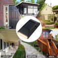 thumbnail image 3 of Outdoor Solar Powered 6 LED Wall Light Garden Security Landscape Lamps Yard Walkway Lighting, 3 of 6