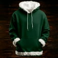 thumbnail image 1 of Women's Pullover Hoodie with Pockets Fall Winter Fur Trim Trendy Sweatshirt Pullover Tops, 1 of 3