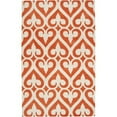 thumbnail image 3 of Surya Zuna Wool Tangerine/Ivory Area Rug, 3 of 3