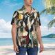 thumbnail image 3 of Balery Colorful Bulldog Duo Camisas hawaianas de manga corta para hombre, camisas playeras de corte holgado, camisas de vacaciones con botones,Medium, 3 of 7