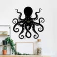 thumbnail image 3 of Handmadetneonsign Octopus Wall Clock Unique, Year Date Round Wall Clock, Text Oversize Wall Clock 59598, 3 of 5