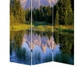 thumbnail image 4 of 3 Panel Landscape Print Foldable Canvas Screen in Multicolor, 4 of 7