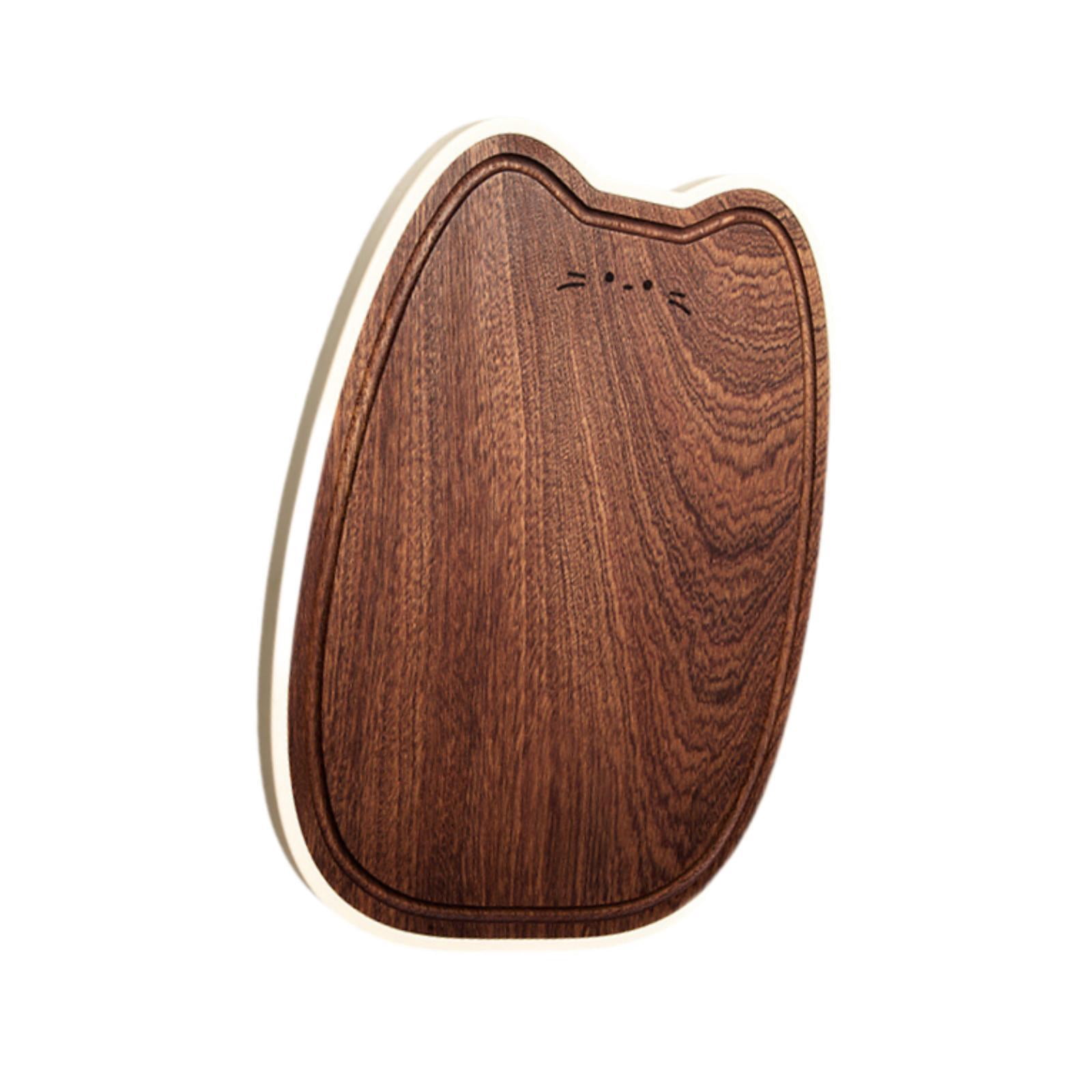 Fiocias Wood Chopping Board Bread Tray Kitchen Gadget Serving Tray Multipurpose Portable
