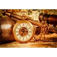 thumbnail image 2 of ABPHOTO 7x5ft Photography Backdrop Vintage Comapss Clock Shabby Worldmap Blurry Abstract Travel Theme Photo Background Backdrops, 2 of 4