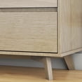 thumbnail image 5 of Max & Lily Solid Wood Scandinavian 3 Drawer Dresser, Blonde, 5 of 9