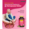 thumbnail image 7 of Lovely Queen Menopause Relief + Hormone Balance, Hot Flashes, Mood Swings, Night Sweats + Vaginal Health, Odor, pH & Dryness, 3-in-1 Women Supplement, 50 Billion CFU, 60 ct, 7 of 7