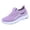 Purple, variant on Willtoo Orthopedic Dress Shoes for Women Slip‑On Breathable Knit Mesh Casual Sneakers, Lightweight Non‑Slip Comfort Platform Walking Shoes