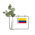 thumbnail image 1 of Colombia Country Love Metal Picture Frame Cerac Vase Decor, 1 of 3