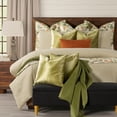 thumbnail image 4 of Smithsonian  Lattice Duvet Set Lattice Fern - Twin - 4 Piece, 4 of 5