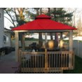 thumbnail image 2 of ACACIA 12' x 12' Aluminum Frame with OutDura Soft Top Gazebo in Cardinal Red, 2 of 13