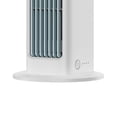thumbnail image 4 of Ventilador Torre Portátil Escritorio 3 Velocidades Montaje en Pared Recargable () Blanco, 4 of 5
