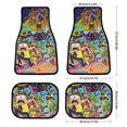thumbnail image 2 of Rick And Morty Print Car Mats Set 4-Piece All Weather Front & Rear Mats Car Floor Carpet Protector Mat for Most Car, 2 of 8