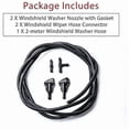 thumbnail image 4 of Windshield Washer Squirter Nozzle Spray for Chrysler Dodge Jeep 4805742AB, 5116079AA, 4 of 5