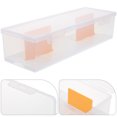 thumbnail image 1 of Nestingho Caja De Almacenamiento Transparente Para Barajas Con Divisores Ideal Para Oficina Y Hogar, 1 of 7