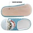 thumbnail image 4 of Chririnla Christmas Cute Cat Men's Winter Slippers Warm Cozy Anti-skid Comfort Sole Lightweight Easy Slip On Cold Weather Travel Slippers, 4 of 7