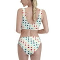 thumbnail image 3 of Picia Colorful Geometric Women's High Waisted Bikini Scoop Neck Swimsuit Two Pieces Bathing Suit-Large, 3 of 8