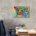 thumbnail image 3 of Epic Graffiti 'Chihuahua Luv' by Dean Russo, Giclee Canvas Wall Art, 24"x20", 3 of 8