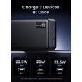 thumbnail image 3 of Batería externa UGREEN 20000 mAh 22,5 W con carga rápida USB C PD 3.0, 3 of 8