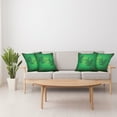 thumbnail image 4 of Ambesonne Green Throw Pillow Cover 4 Pack, Tropic Banana Tree Leaf, 24", Green, 4 of 7