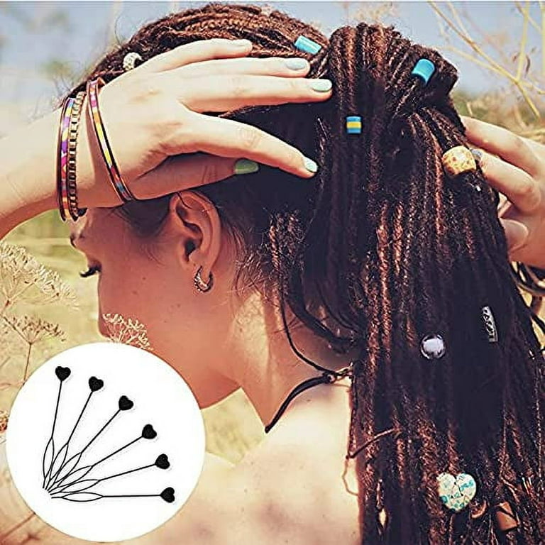 TIHOOD 16PCS Quick Beader for Loading Beads/Automatic Hair Beader and  Styling Kit/Plastic Magic Topsy Tail Hair Braid Ponytail Styling Maker  (Random