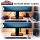 thumbnail image 5 of Organizador de cables X-Protector - 3 m x 1,27 cm - Ocultador de cables de tela - Organizador de cables negro con herramienta de inserción, 5 of 7