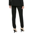 thumbnail image 2 of DKNY Womens Petites Essex Slim Mid-Rise Skinny Pants Black 6P, 2 of 2