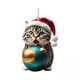 thumbnail image 1 of Colgantes colgantes,Adorno colgante navideño para interior y exterior,porche,Adornos colgantes de gato,decoración para árbol de Navidad,Decoración colgante para árbol de Navidad,fiesta, 1 of 8