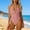 c01Pink, variant on Hduncf Women's Tummy Control One Piece Swimsuit Twist Front V Neck Bathing Suits Bikini Halterneck Summer Beach Swimwear Pink XXL
