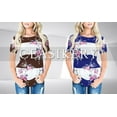 thumbnail image 3 of CEASIKERY Women's Blouse Floral Print T-Shirt Comfy Casual Tops for Women, 3 of 4