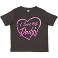 thumbnail image 3 of Inktastic I Love My Daddy in Pink Chalk Heart Boys or Girls Toddler T-Shirt, 3 of 5
