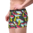 thumbnail image 3 of Kdxio Men's Boxer Briefs with Green Mushroom Print - Comfortable and Breathable Underwear for Everyday Wear, 3 of 7