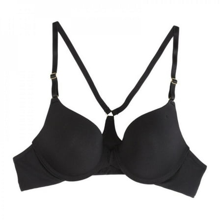 

Front Closure Sexy Bra Women Y-Strap Unlined Wireless Backless Bras for Women 3/4 Cup Super Gathering Push Up Bra Femme