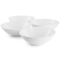 thumbnail image 4 of Gibson  Ultra Patio 4 Piece Tempered Opal Glass Cereal Bowl Set White - 7 in, 4 of 5